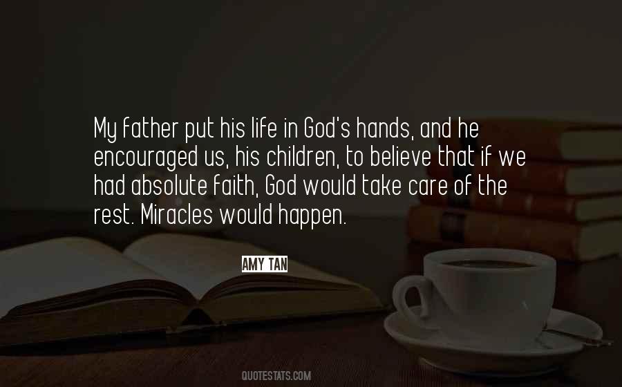 Quotes About Life In God's Hands #1042644