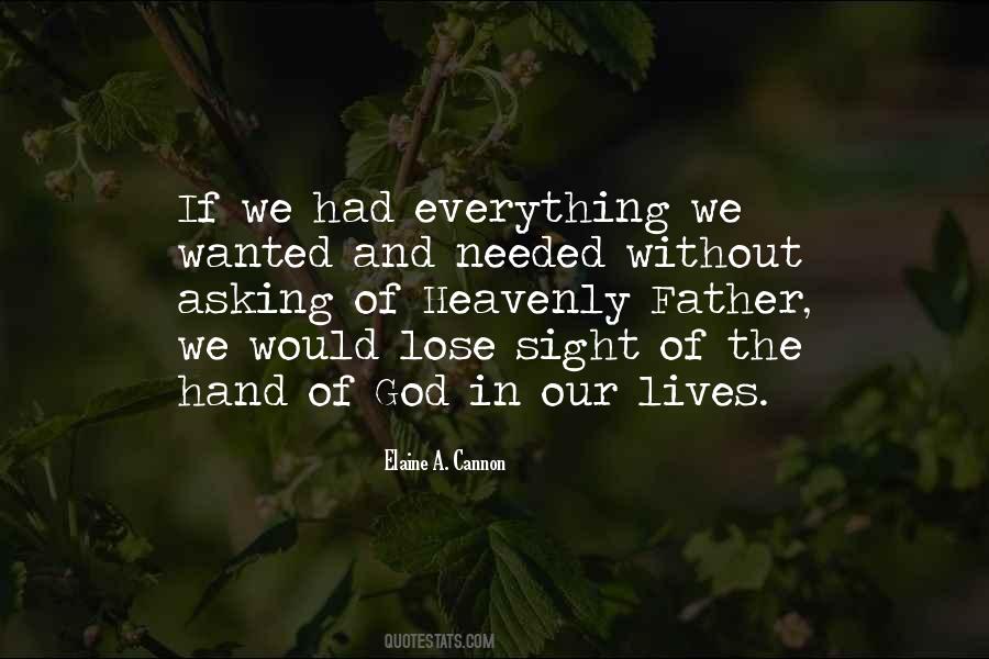 Quotes About Life In God's Hands #1543554