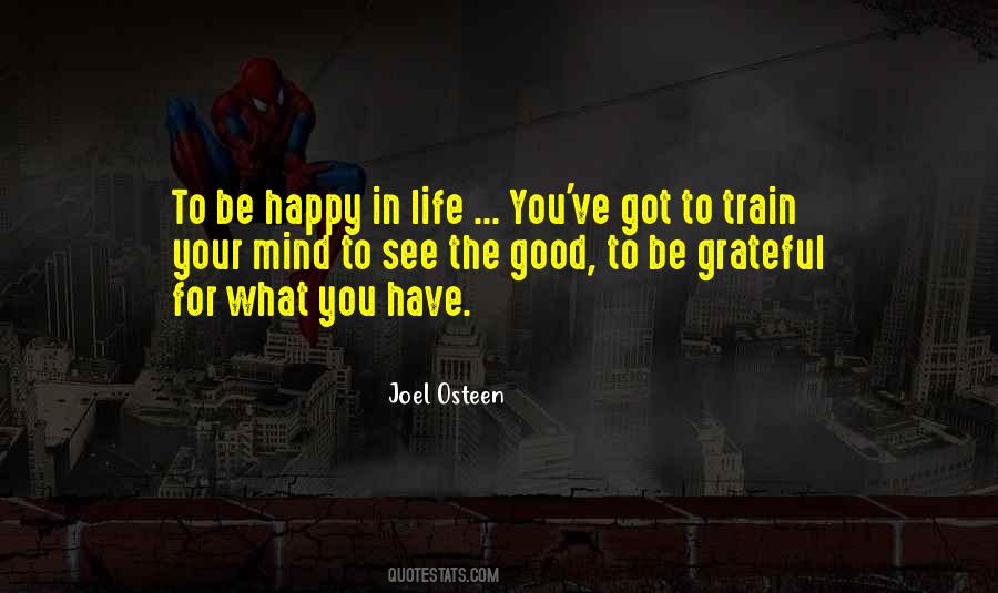 Be Grateful For What You Have Quotes #1840049