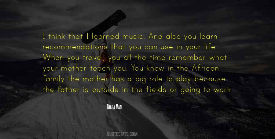 Quotes About Music And Family #1053660