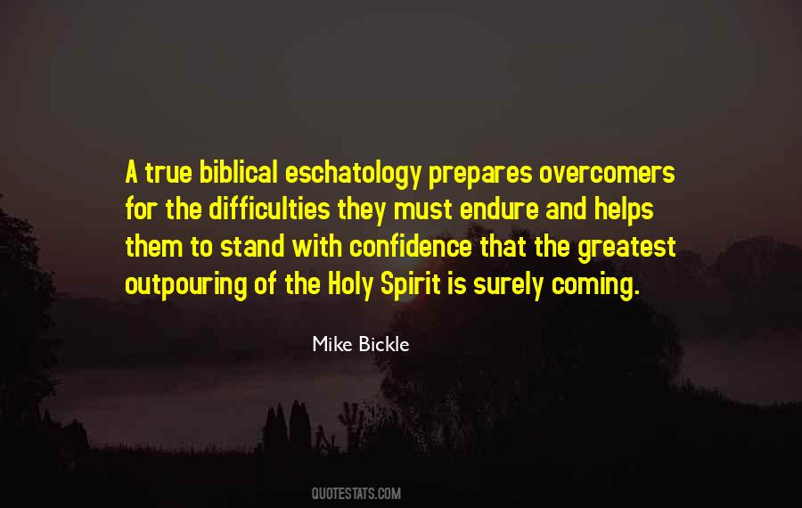 Quotes About Eschatology #1305358