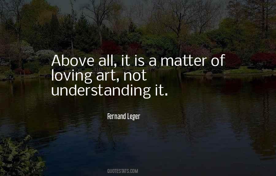 Quotes About Understanding Art #55131