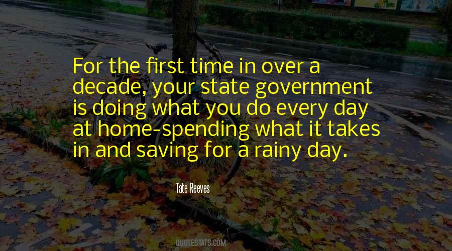 Quotes About Saving For A Rainy Day #360993
