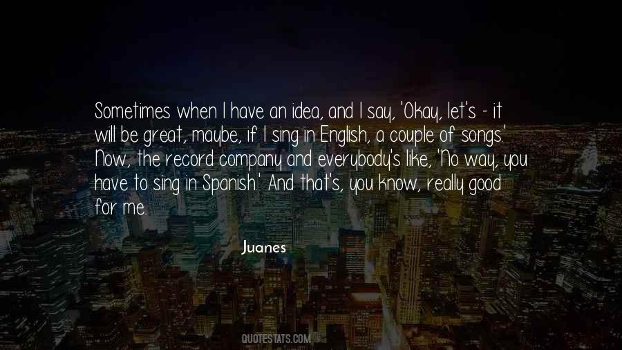 English To Spanish Quotes #1860247