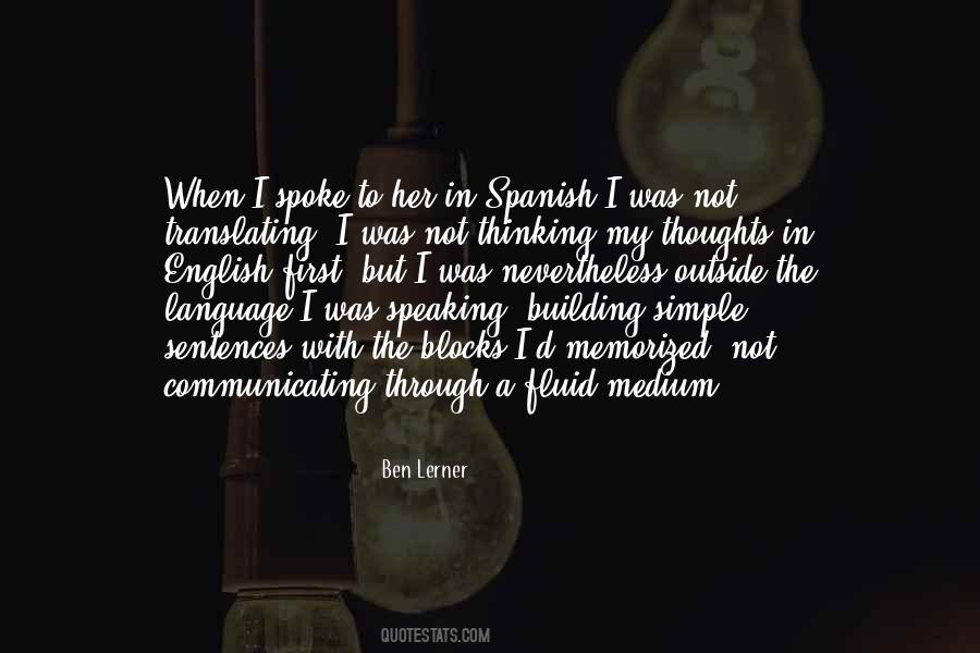 English To Spanish Quotes #276905