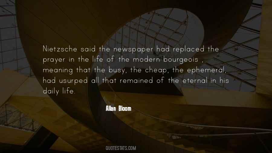 Bourgeois Life Quotes #698391