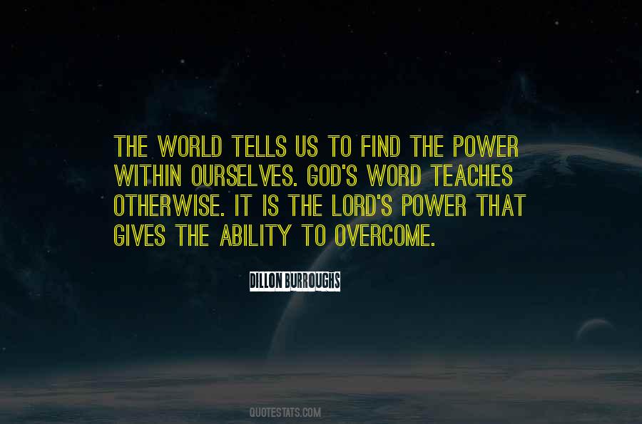 Quotes About God's Power #316642 Quotes About God's Power #316642