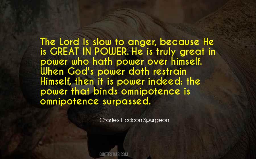 Quotes About God's Power #728902