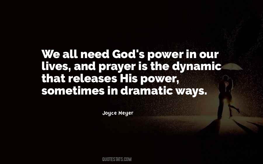 Quotes About God's Power #910127