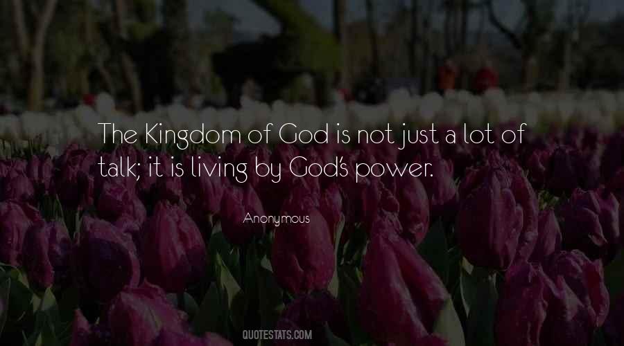 Quotes About God's Power #944523