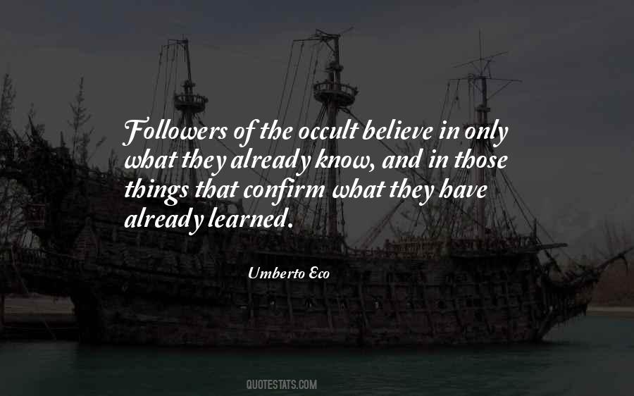 Quotes About Occult #1831542