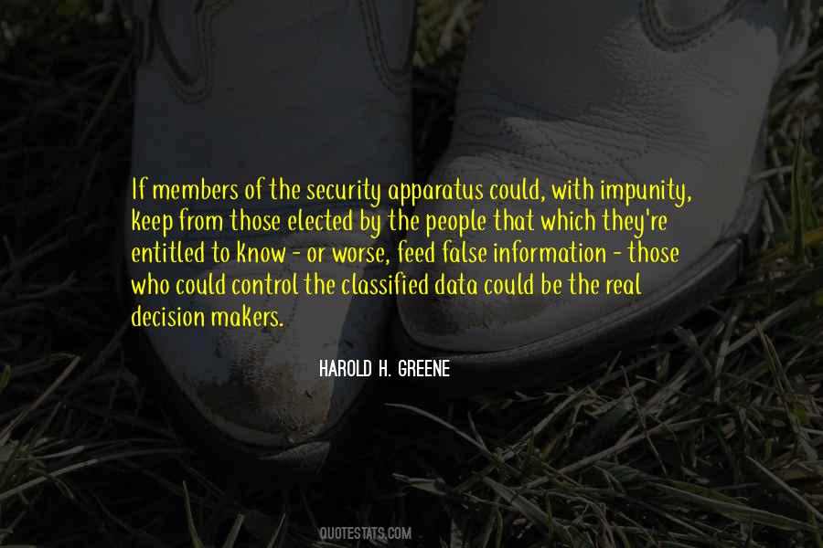 Quotes About Classified Information #670550