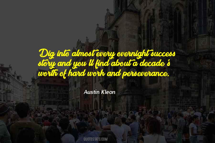 Quotes About Hard Work And Perseverance #298088