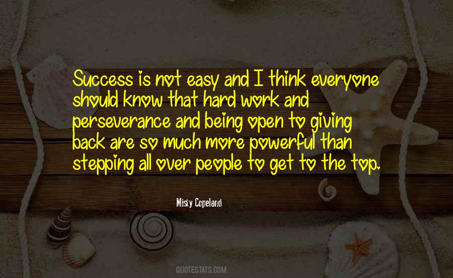 Quotes About Hard Work And Perseverance #953308
