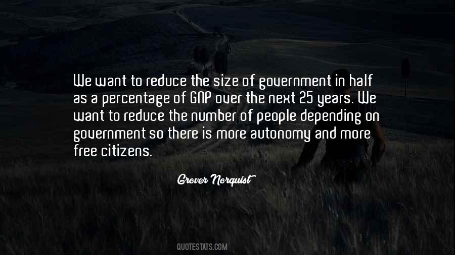 Quotes About Size Of Government #1061039