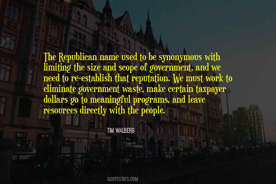 Quotes About Size Of Government #1096886