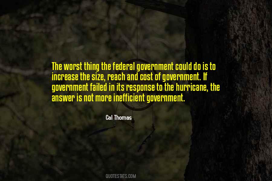 Quotes About Size Of Government #1155684