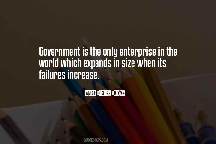 Quotes About Size Of Government #1280723