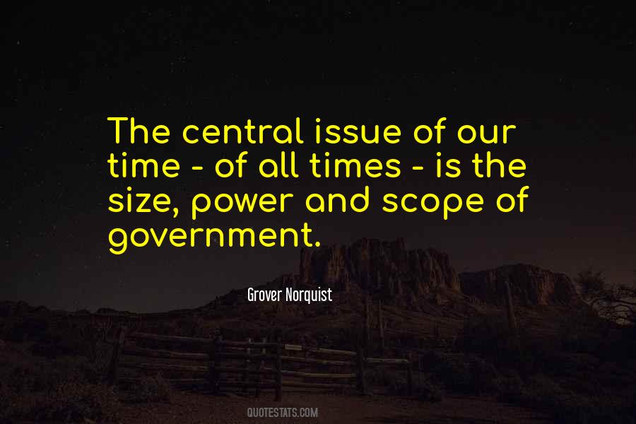 Quotes About Size Of Government #1555498