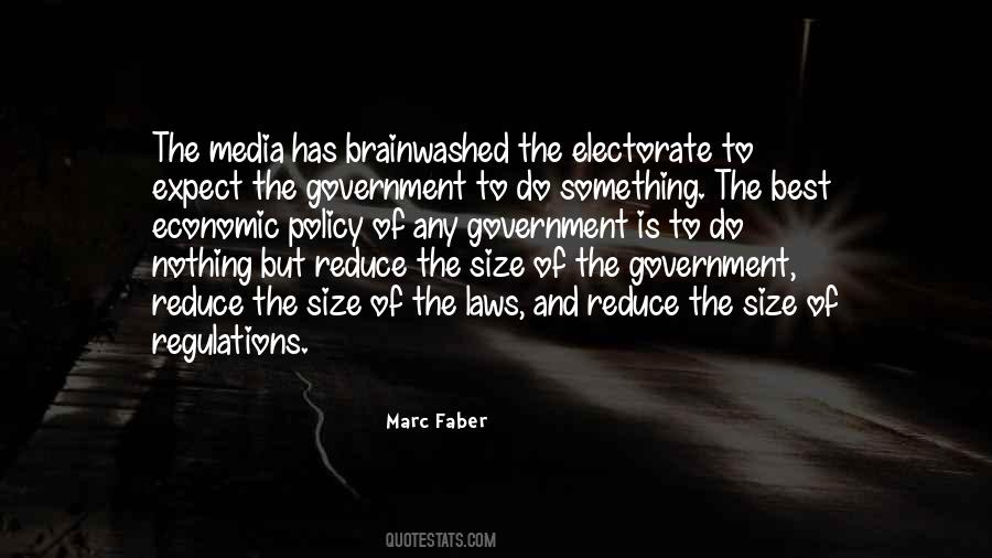 Quotes About Size Of Government #1838881