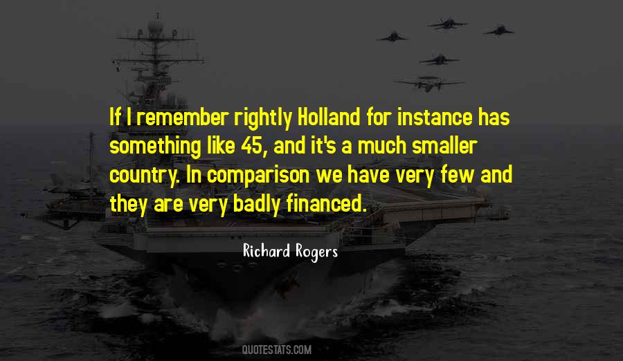 Quotes About Holland #1049156