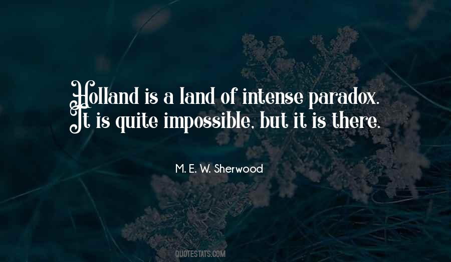 Quotes About Holland #1477899