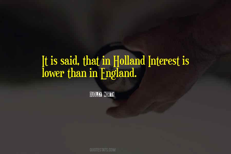 Quotes About Holland #80996