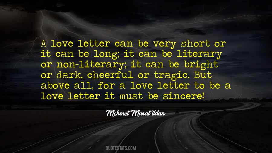 Letter To Quotes #1628212