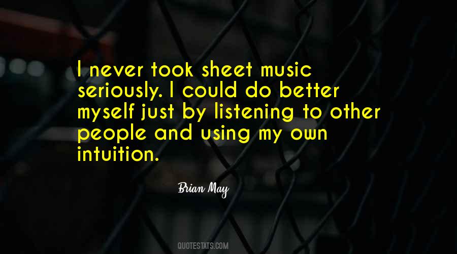 Quotes About Sheet Music #1546645