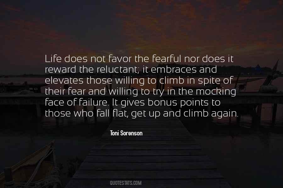 Face The Fear Face Up Quotes #986375