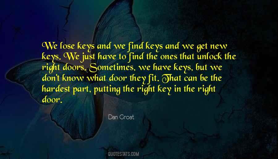 Right Door Quotes #1163745