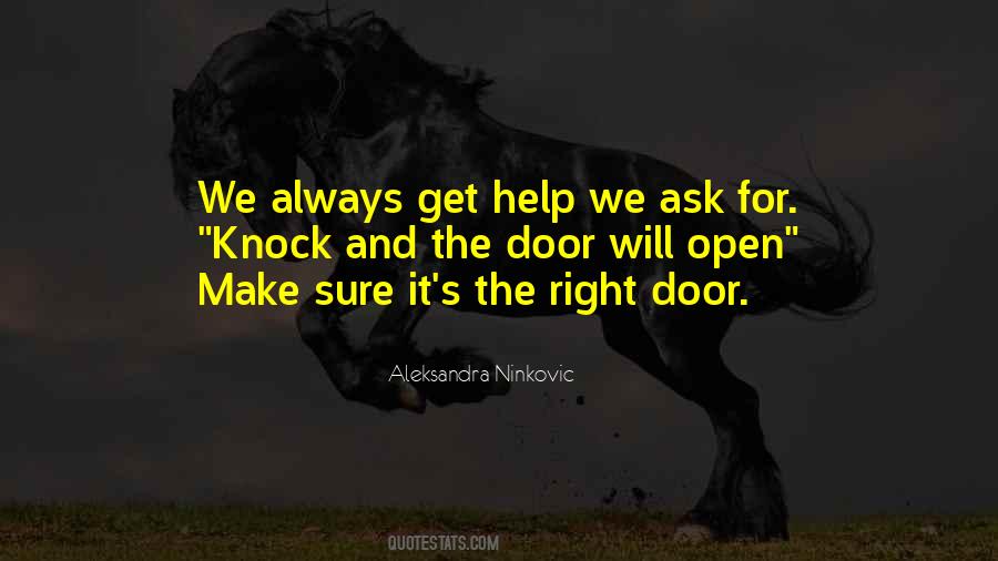 Right Door Quotes #126873