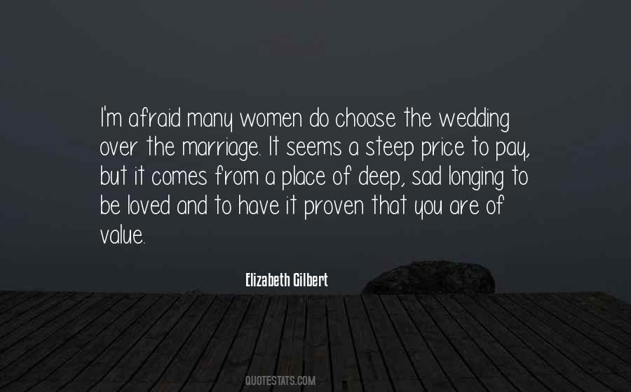 The Value Of Women Quotes #1790278