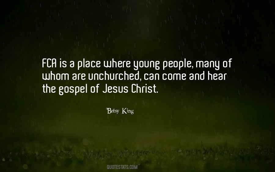 Gospel Of Jesus Christ Quotes #1737601