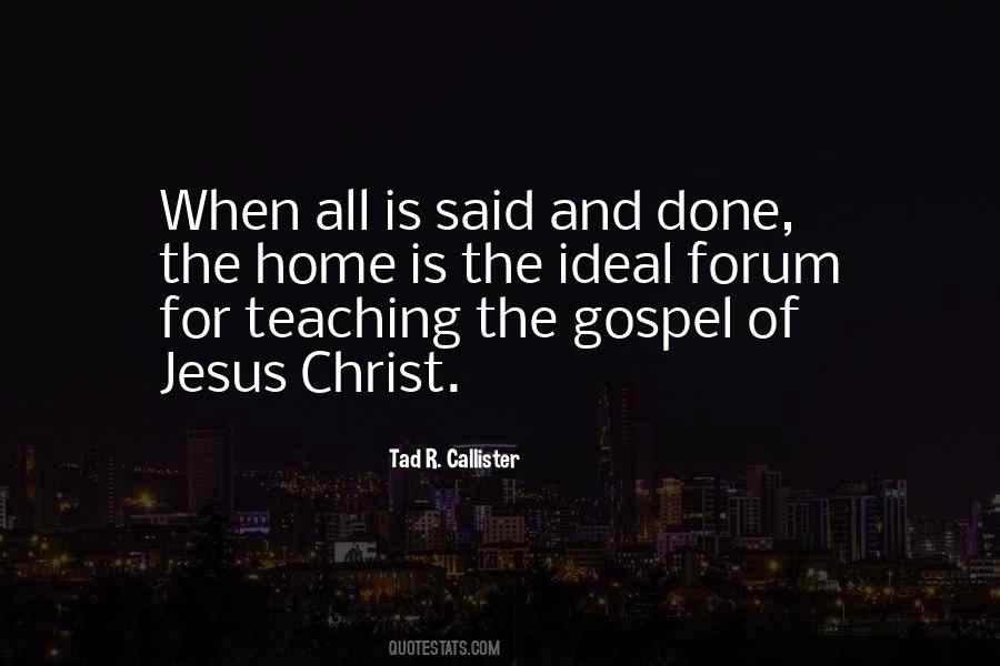 Gospel Of Jesus Christ Quotes #586093