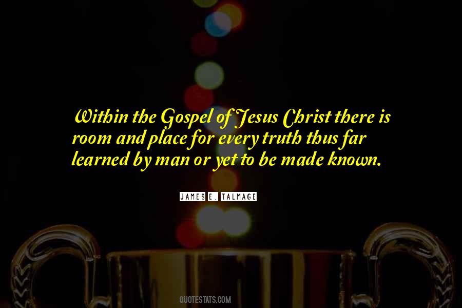 Gospel Of Jesus Christ Quotes #696310
