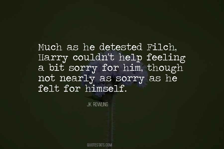 Quotes About Sorry For Him #313579