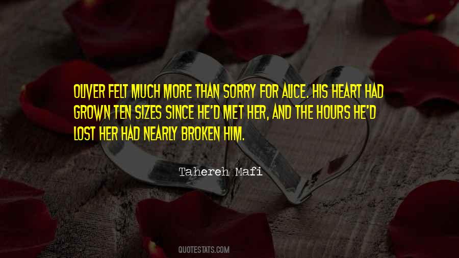 Quotes About Sorry For Him #759858