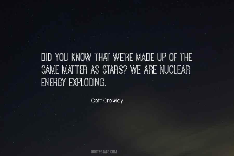 Quotes About Exploding Stars #1144423