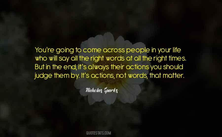 Quotes About People's Actions #262817