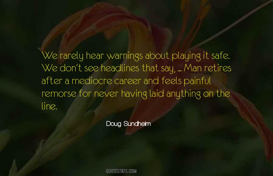 Quotes About Warnings #1039312