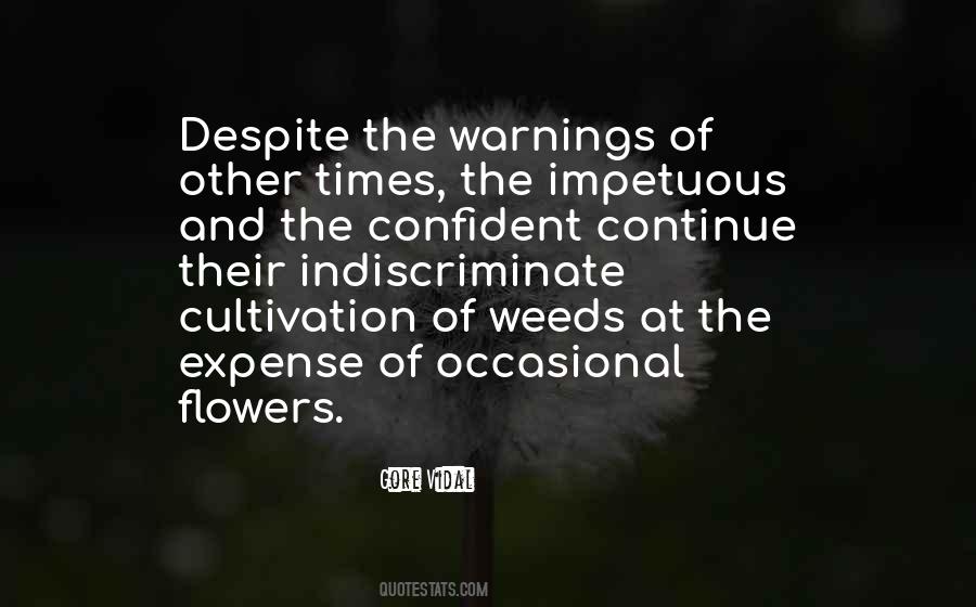 Quotes About Warnings #574639