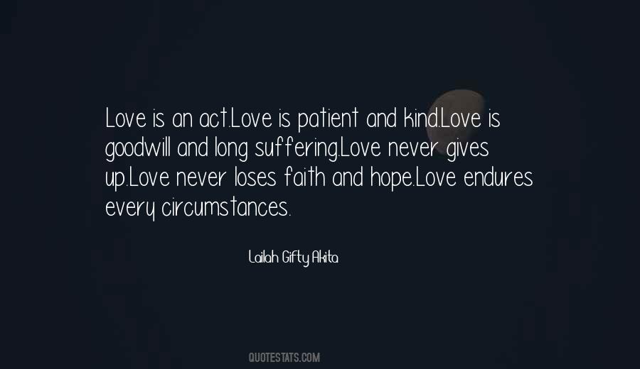Quotes About Love Hope And Faith #260266
