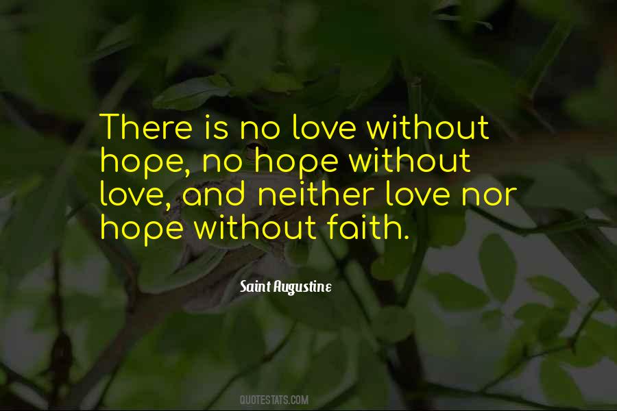 Quotes About Love Hope And Faith #422847