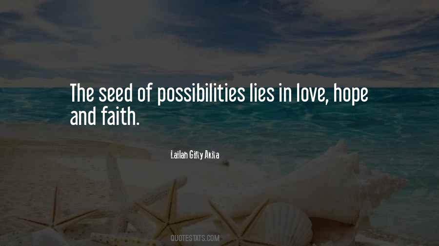 Quotes About Love Hope And Faith #671382