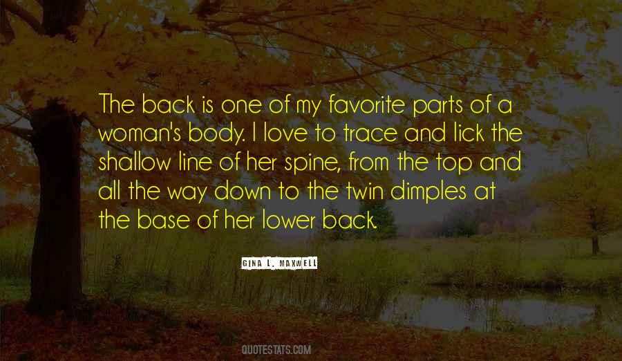 Quotes About Back Dimples #467782