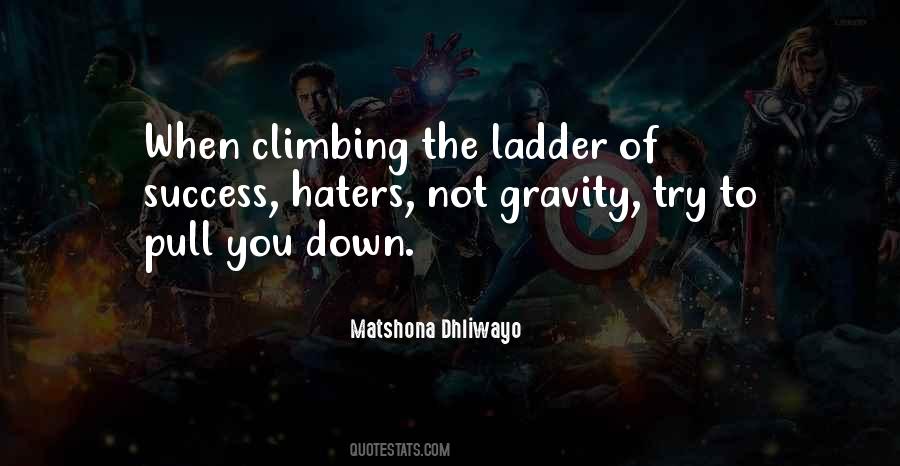 Quotes About Climbing A Ladder #1484196