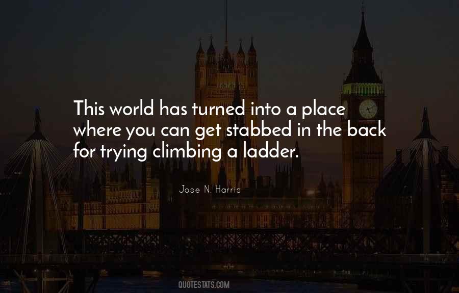 Quotes About Climbing A Ladder #295126