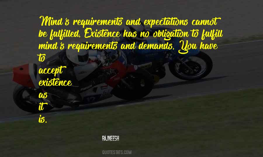 Fulfill Expectations Quotes #1053379