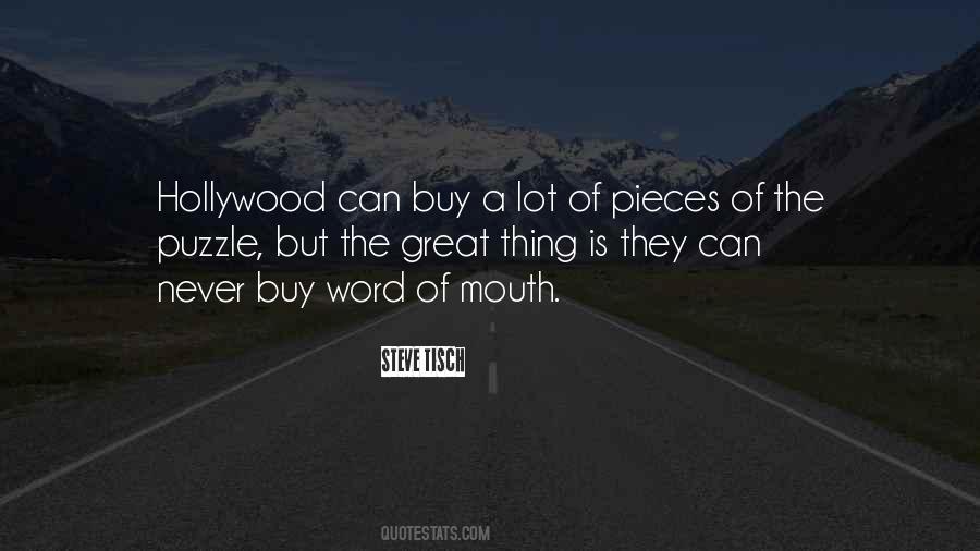 Quotes About Word Of Mouth #1652619